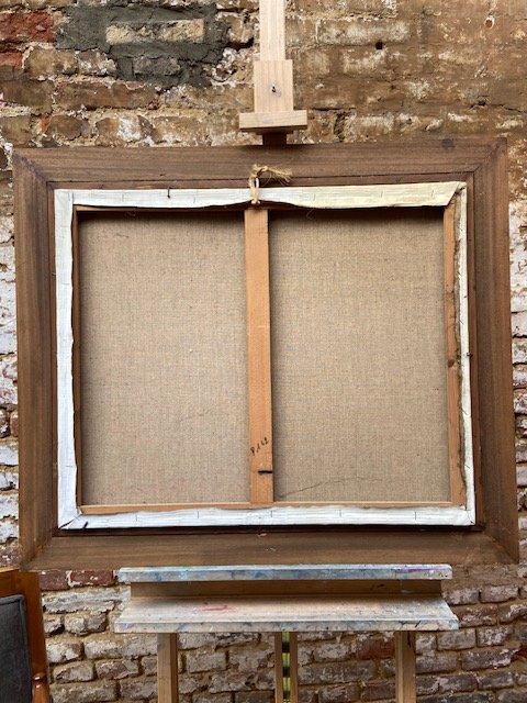 Oil On Canvas Signed Marcel Peltier-photo-5