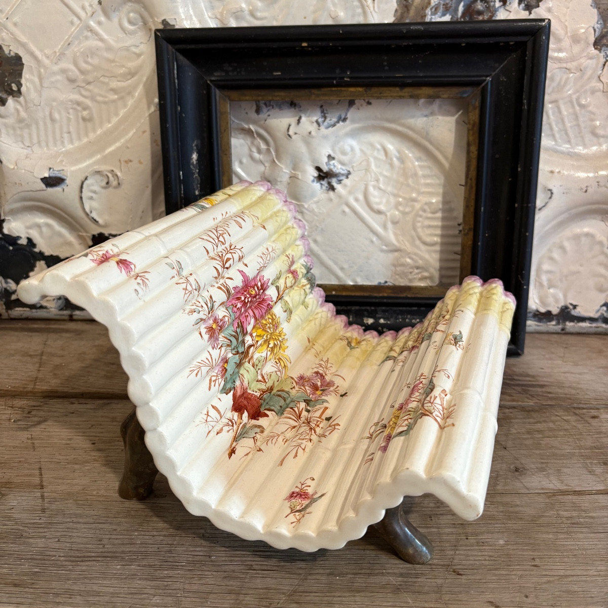 Égouttoir / plat à asperges Luneville