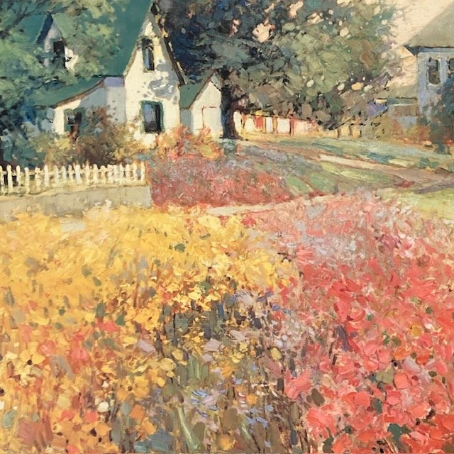 Huile sur toile signée Kent R. Wallis-photo-1