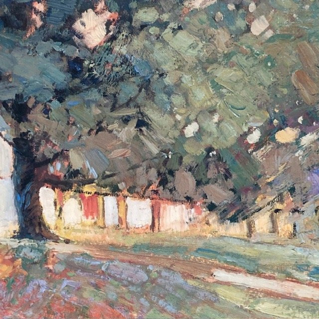 Huile sur toile signée Kent R. Wallis-photo-7