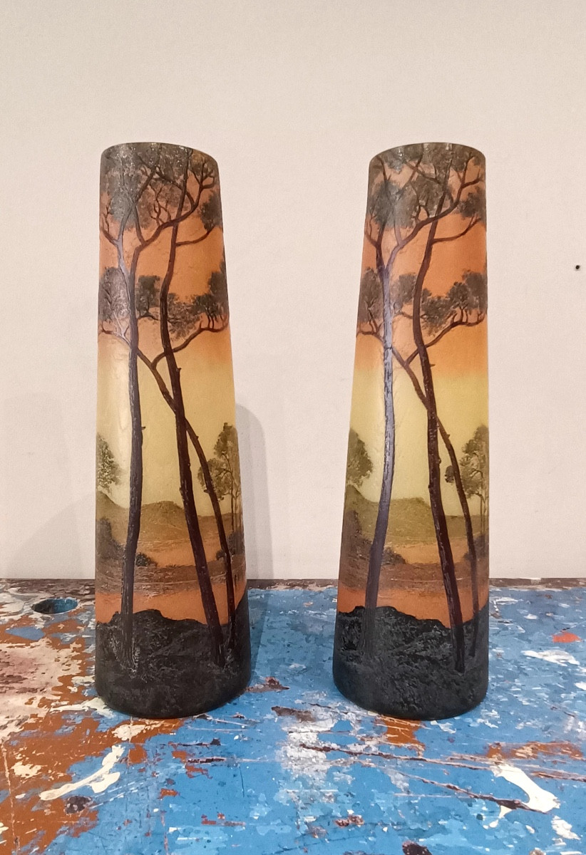 Paire de vases : Théodore Legras