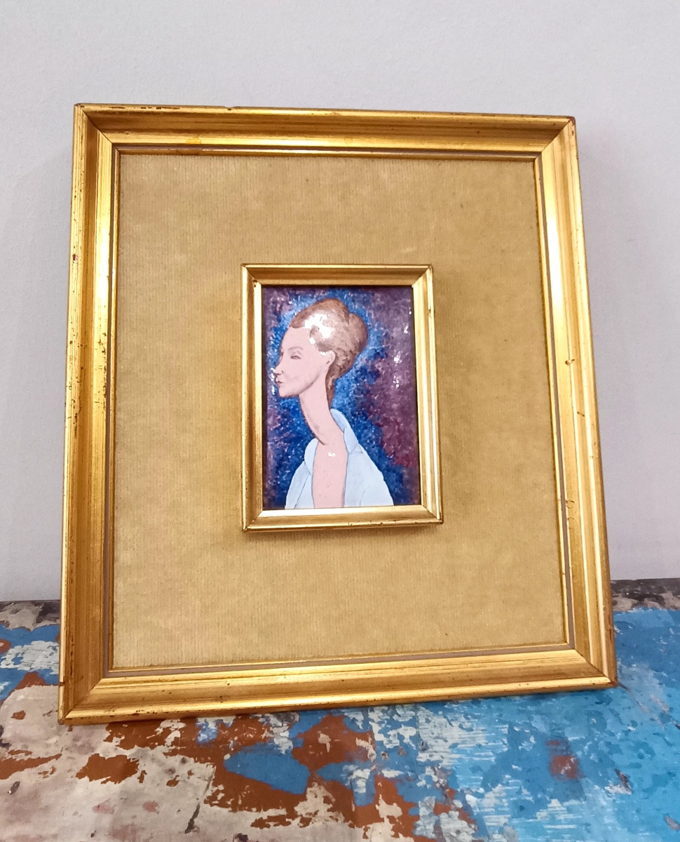 Emaux de Limoges - Modigliani