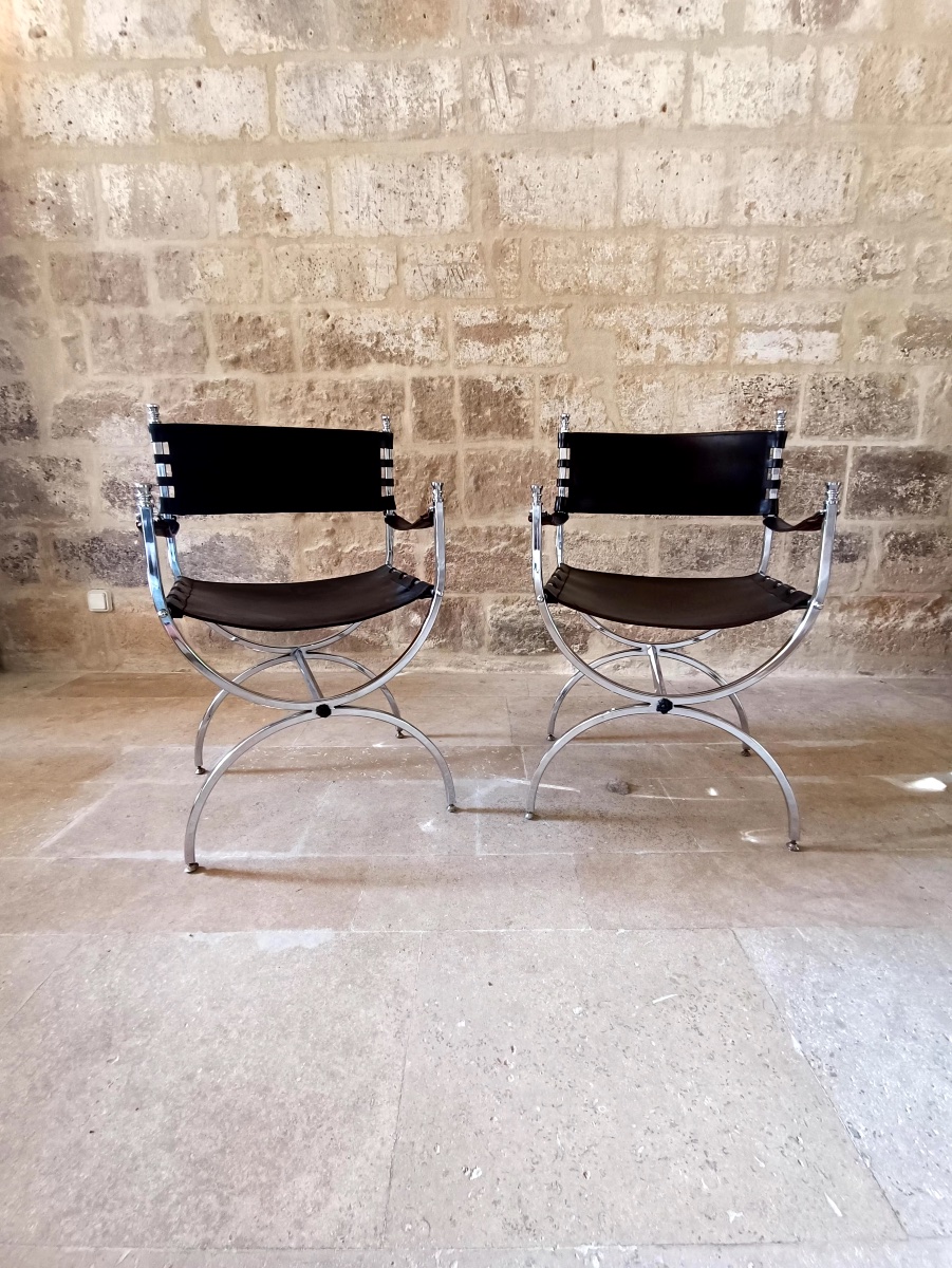 Pair Of Armchairs - Maison Jansen-photo-3