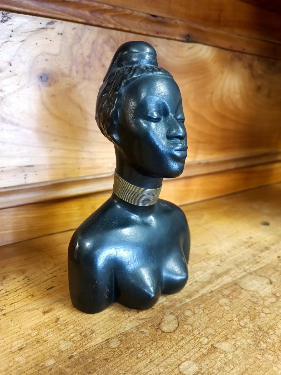 Buste africaine - céramique 