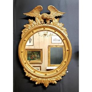 Miroir rond - style empire 