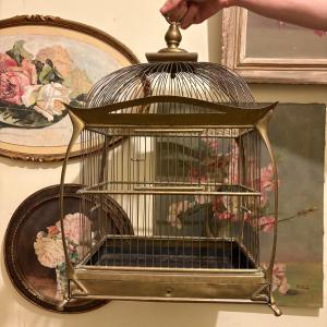 Antique Art Nouveau Cage 