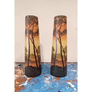 Paire de vases : Théodore Legras
