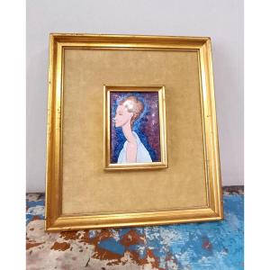 Emaux de Limoges - Modigliani