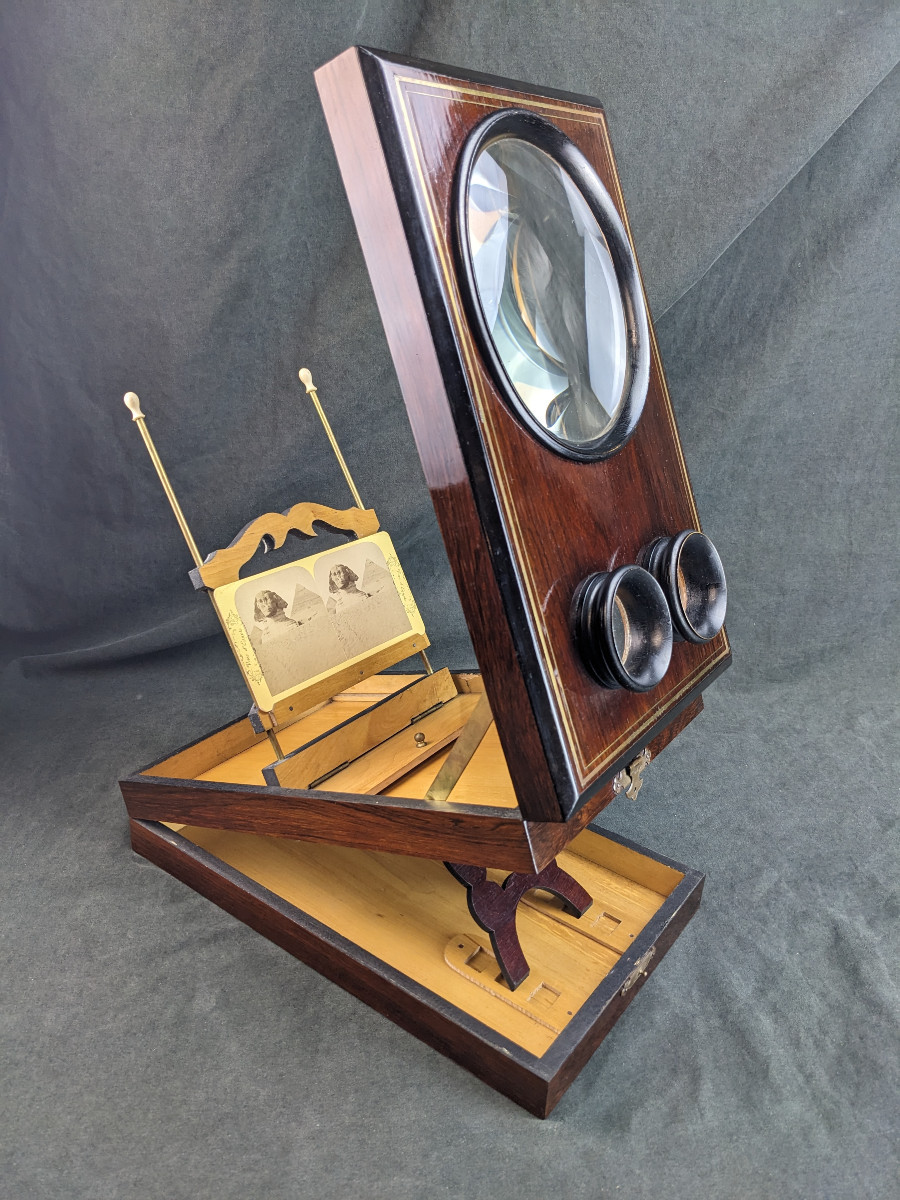 Signed Mono And Stereo Graphoscope Or Pantascope 
