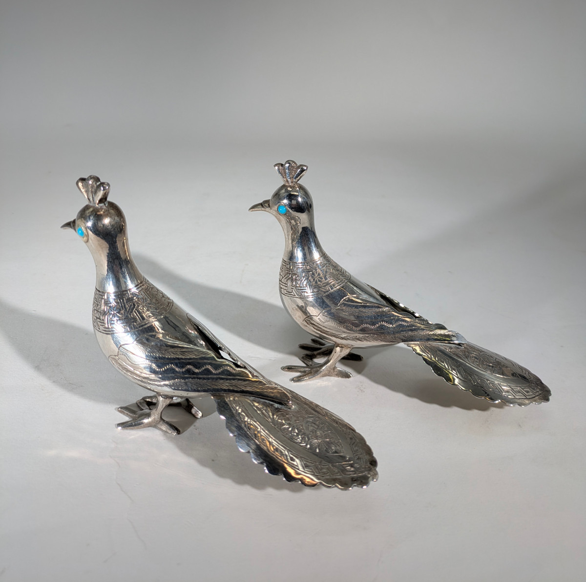 Iran Birds Solid Silver
