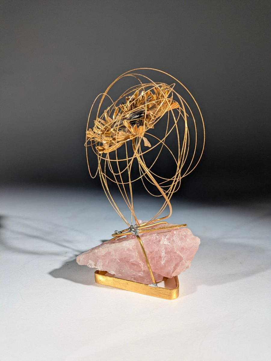 Golden Metal Sculpture -photo-4