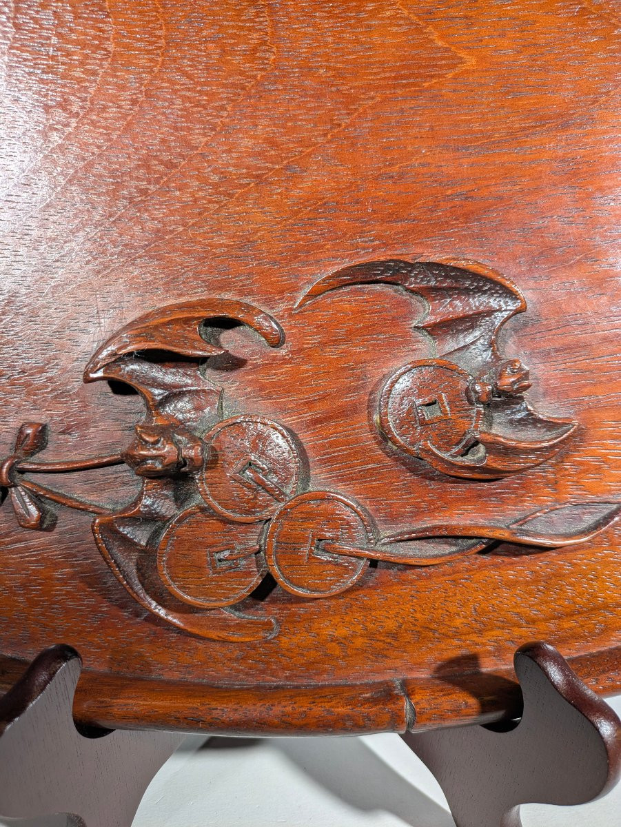 Plateau Indochine Dragon Chauves-souris 1900-photo-3