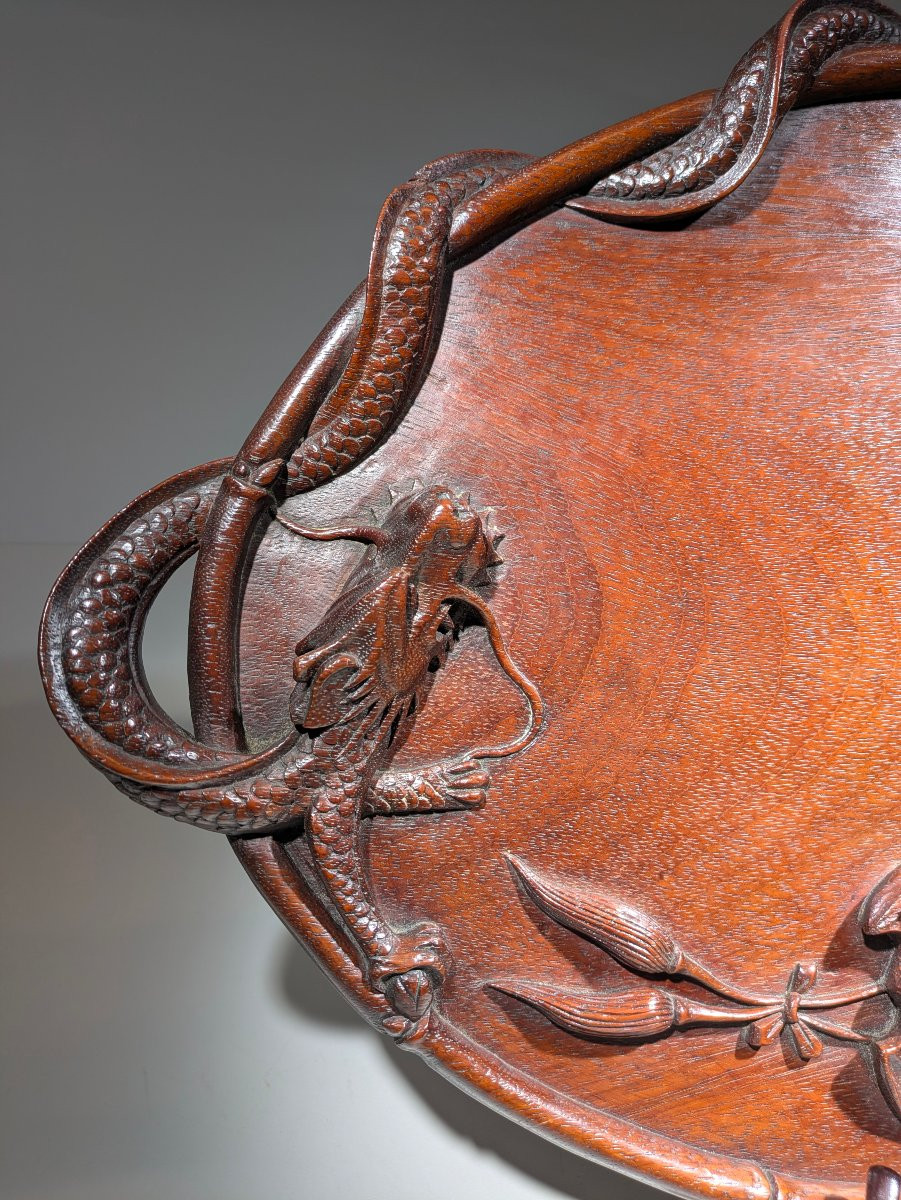 Plateau Indochine Dragon Chauves-souris 1900-photo-2