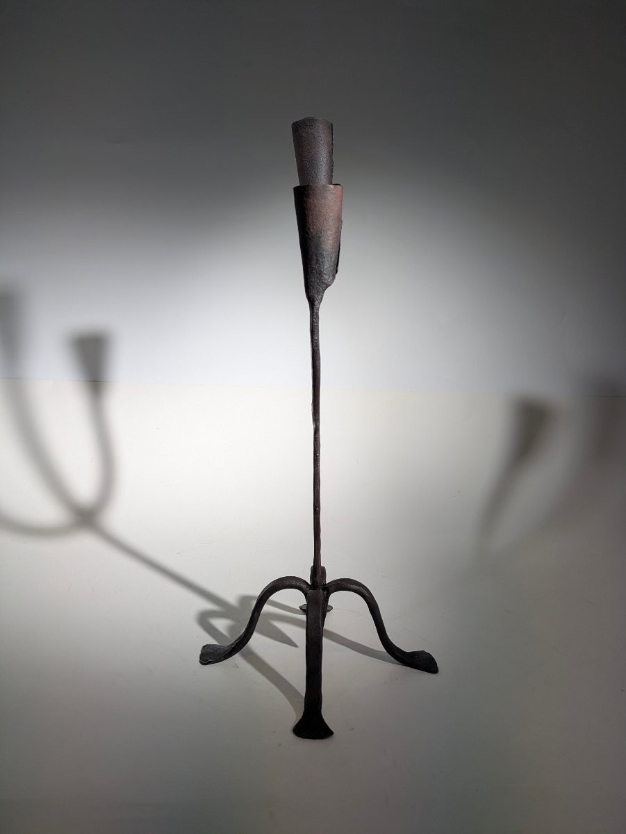 Brutalist Candle Holder, Marolles Workshop, 1950-photo-3