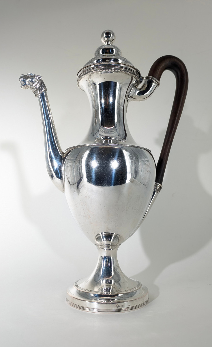 Verseuse Empire Argent massif XIX-photo-2