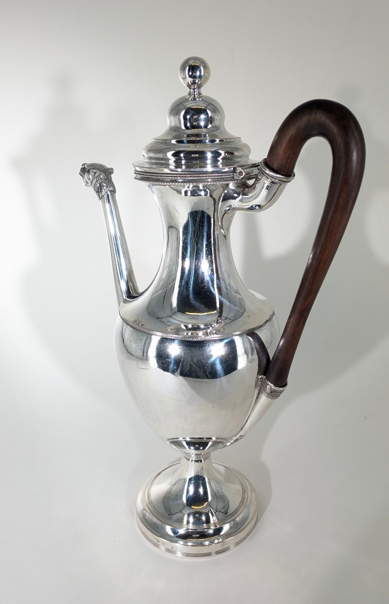 Verseuse Empire Argent massif XIX-photo-7