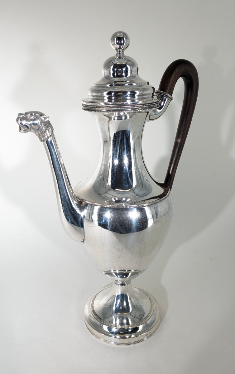 Verseuse Empire Argent massif XIX-photo-8