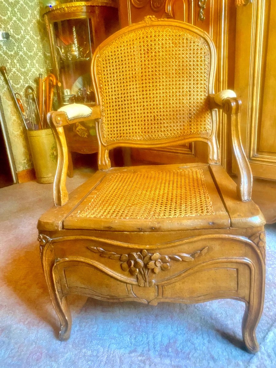 Chaise Percée Début XVIII Eme 