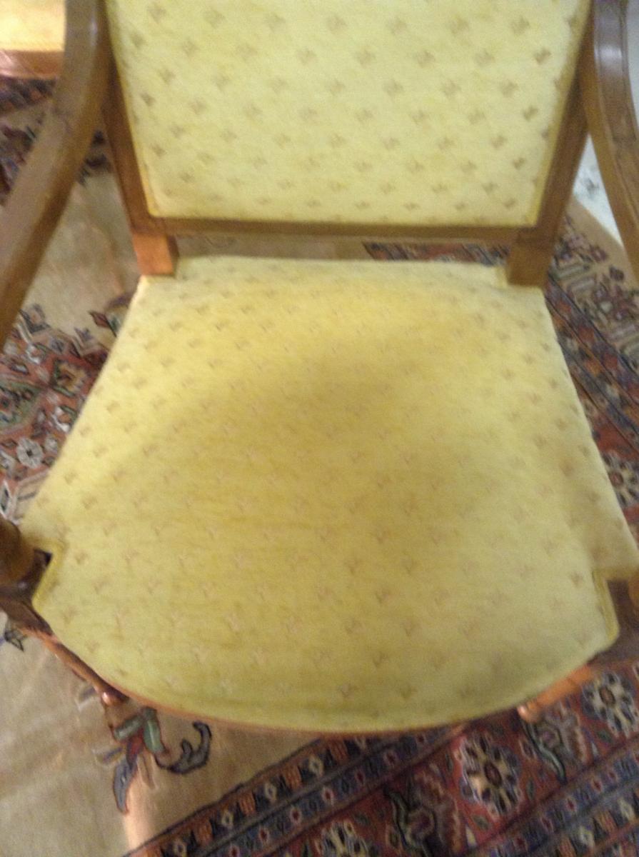 Serie De 6 Fauteuils Époque Directoire-photo-2