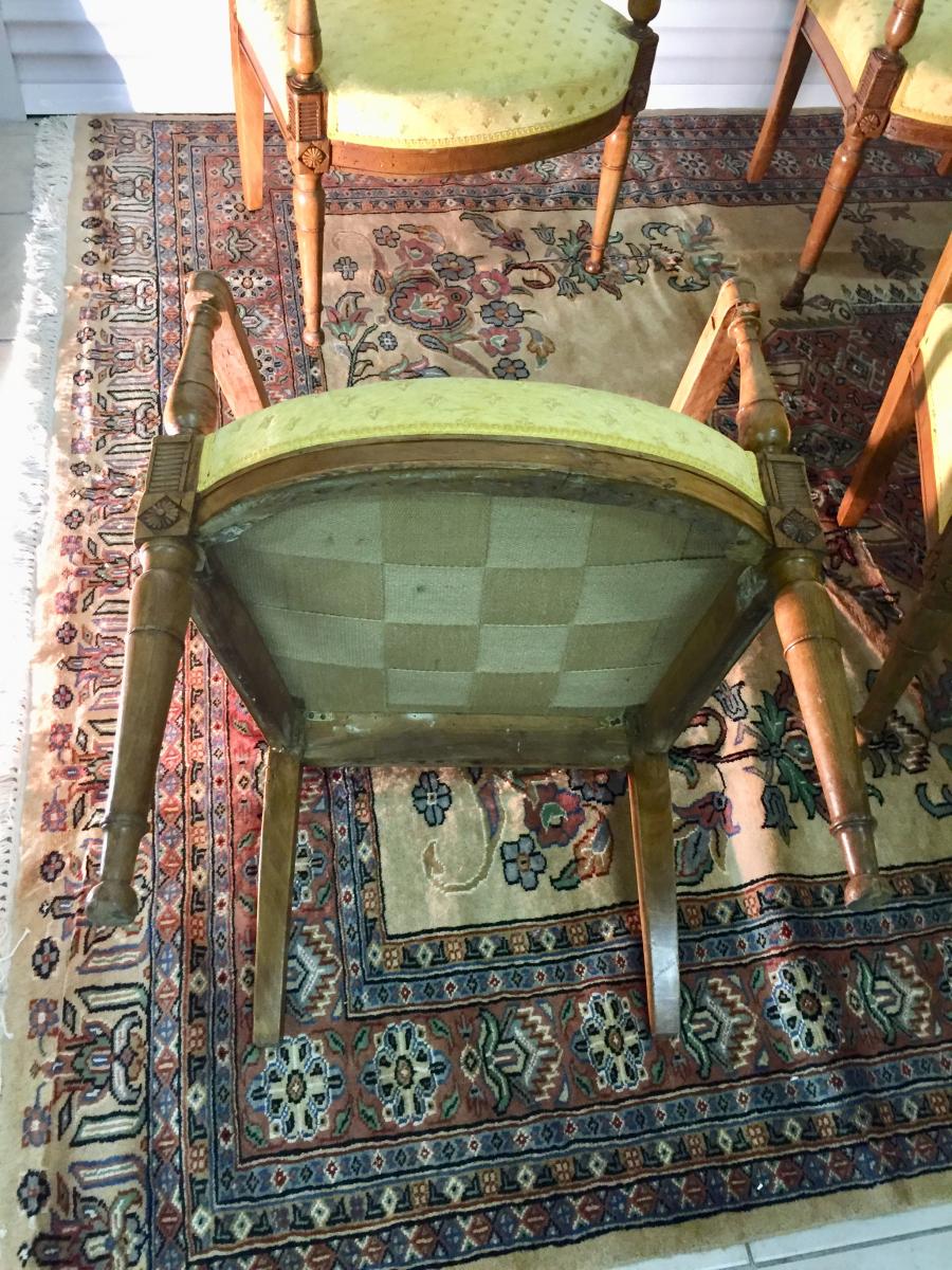 Serie De 6 Fauteuils Époque Directoire-photo-2