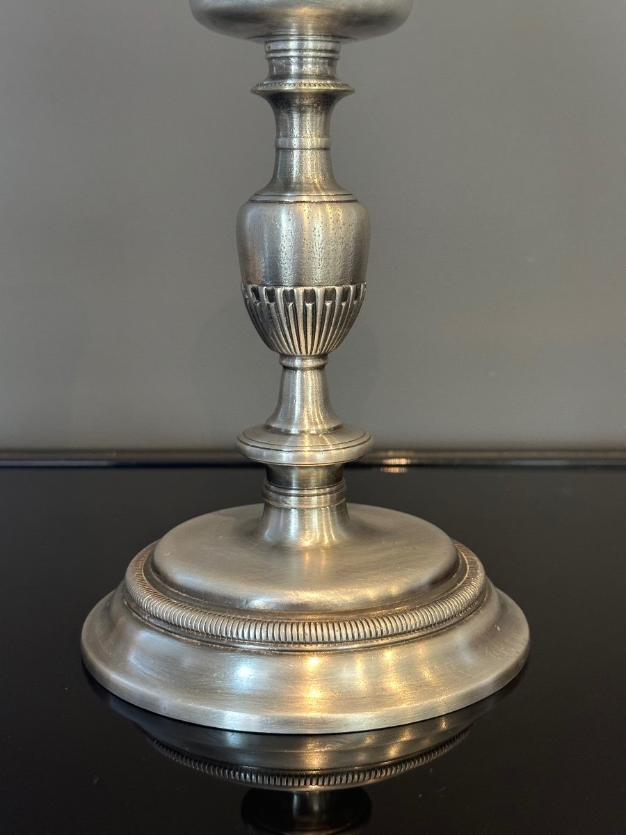 Calice Argent Massif Et Bronze Argente Poincon Vieillard Paris (1819 - 1838)-photo-2