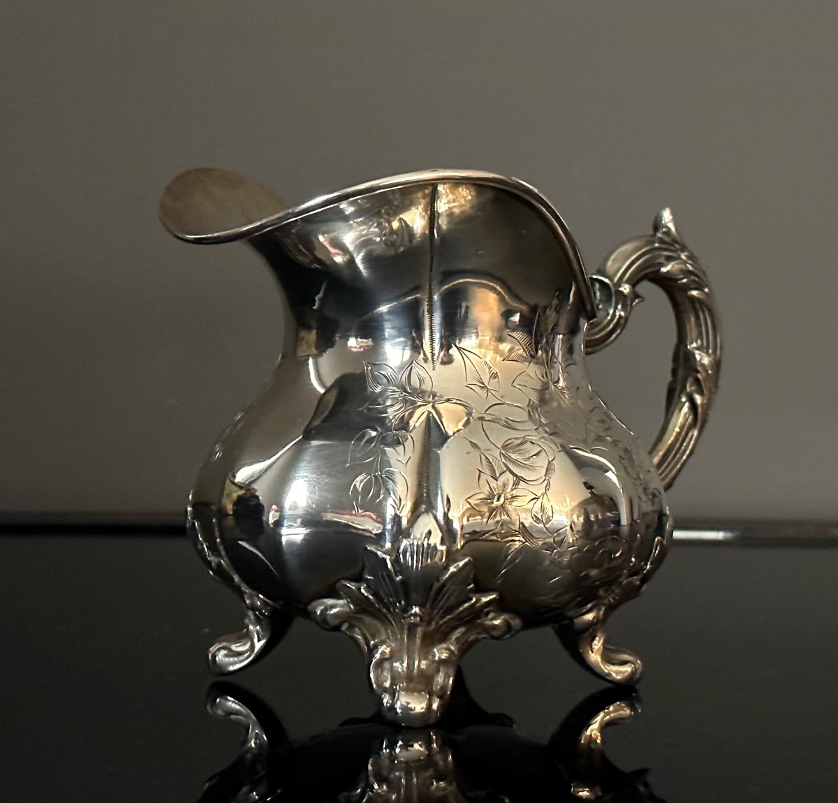 Martial Fray, Milk Jug Sterling Silver Minerva (1849 - 1861)