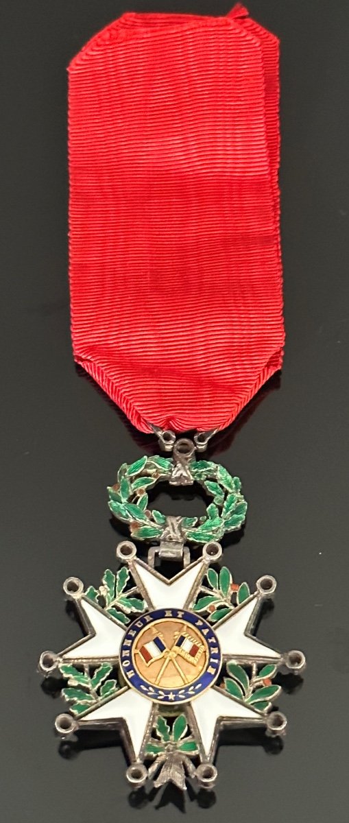  Medaille Légion d'Honneur IIIème Republique 1870 Modèle Bijoutier Diamants-photo-3