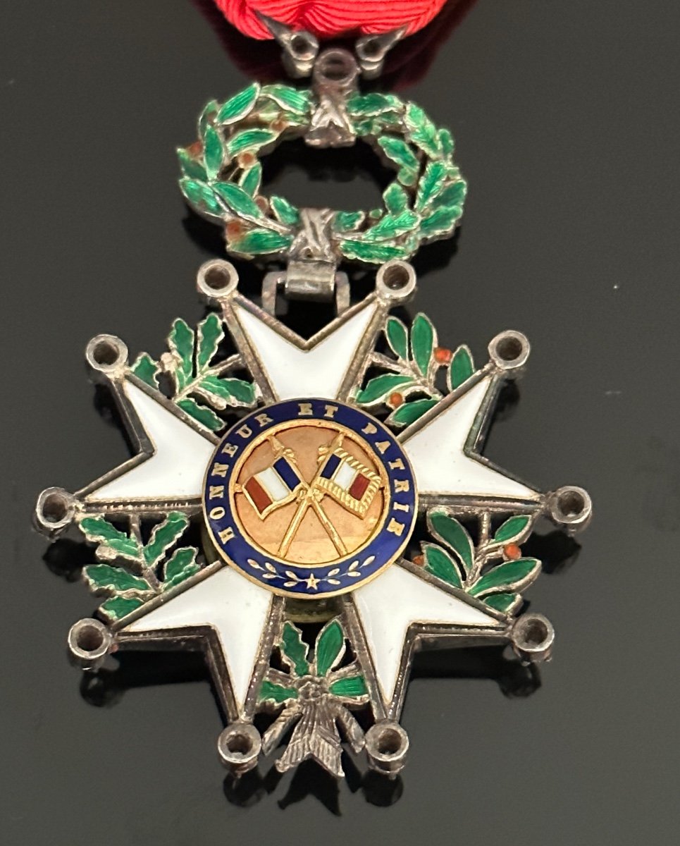  Medaille Légion d'Honneur IIIème Republique 1870 Modèle Bijoutier Diamants-photo-4