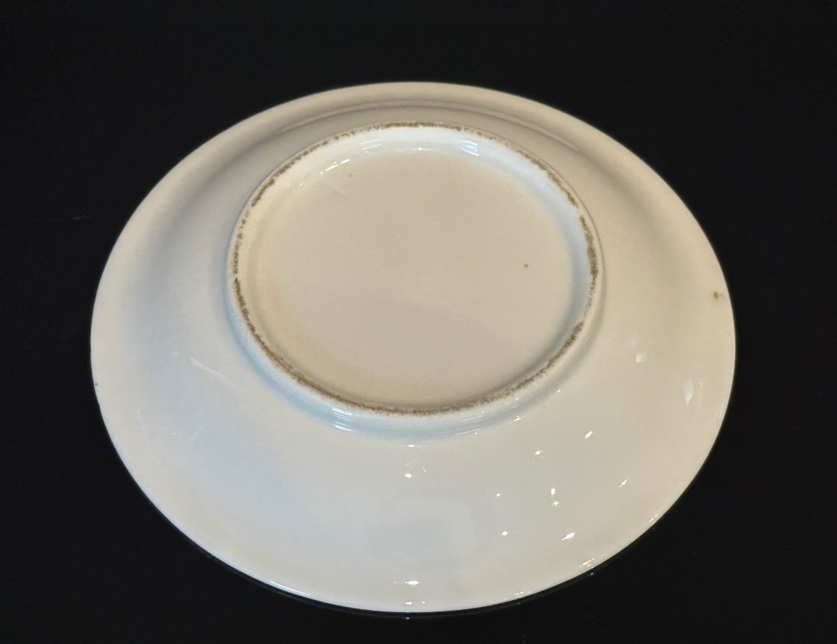 Chocolate Cup And Saucer Paris Porcelain Empire Period-photo-4