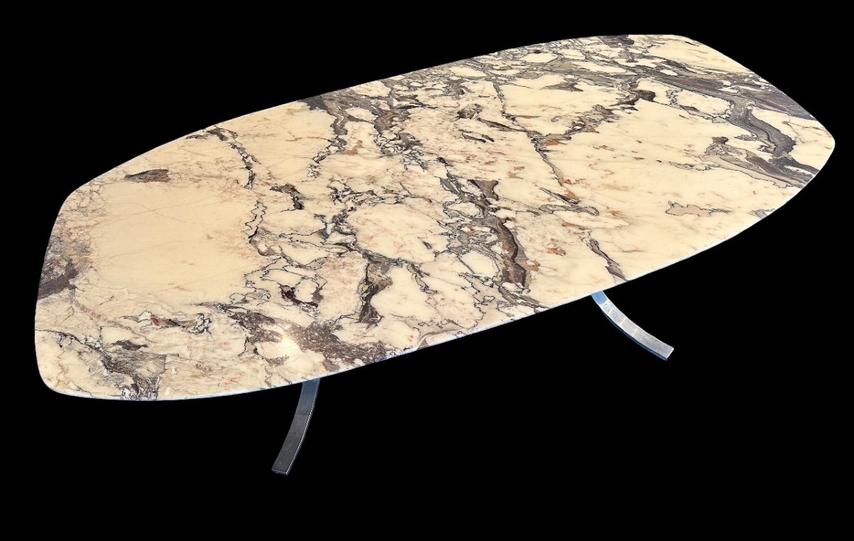 Osvaldo Borsani, Large Marble Design Dining Table (1911 - 1985)