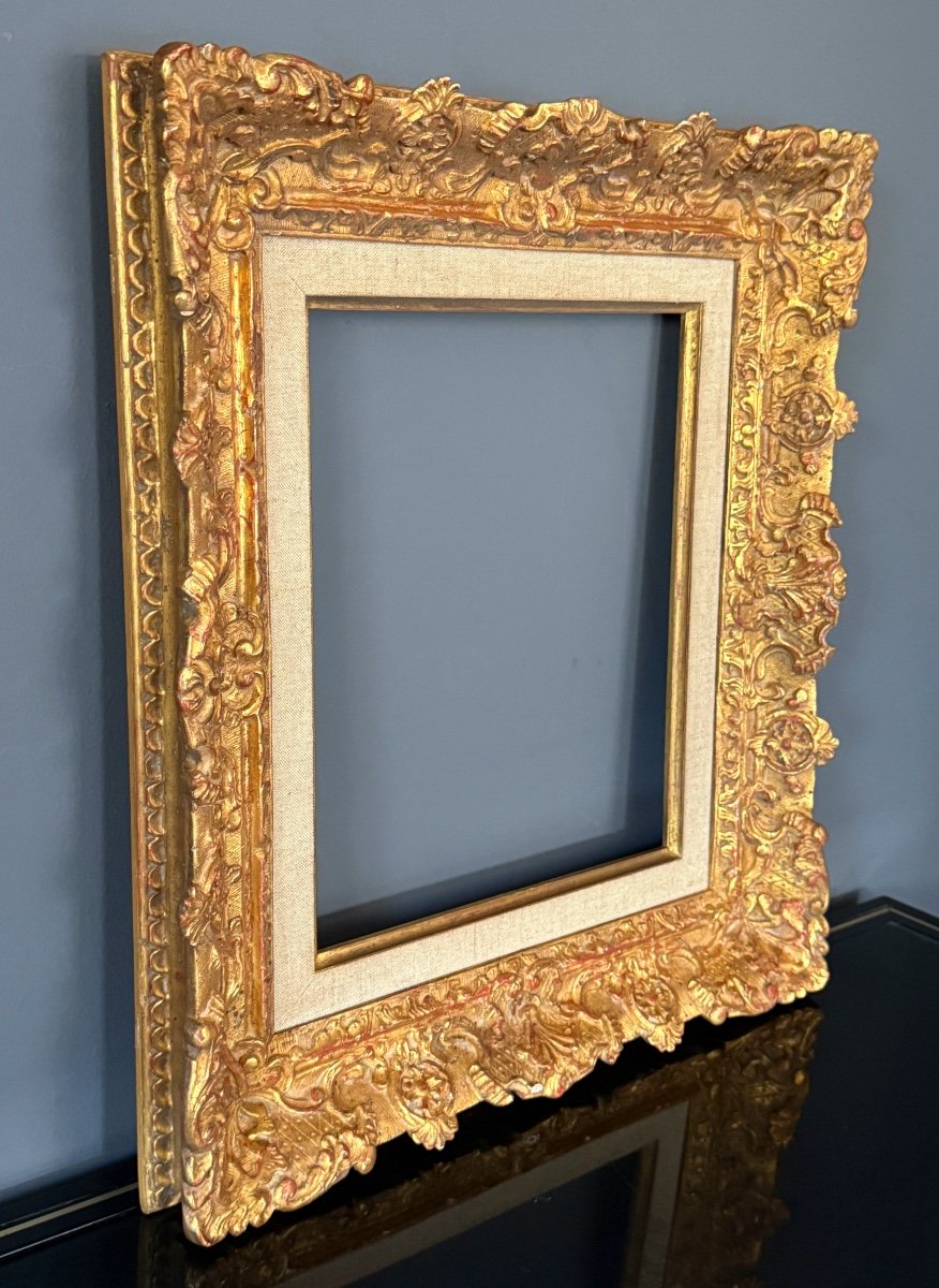 Montparnasse Frame In Gilded Wood, 20th Century-photo-2