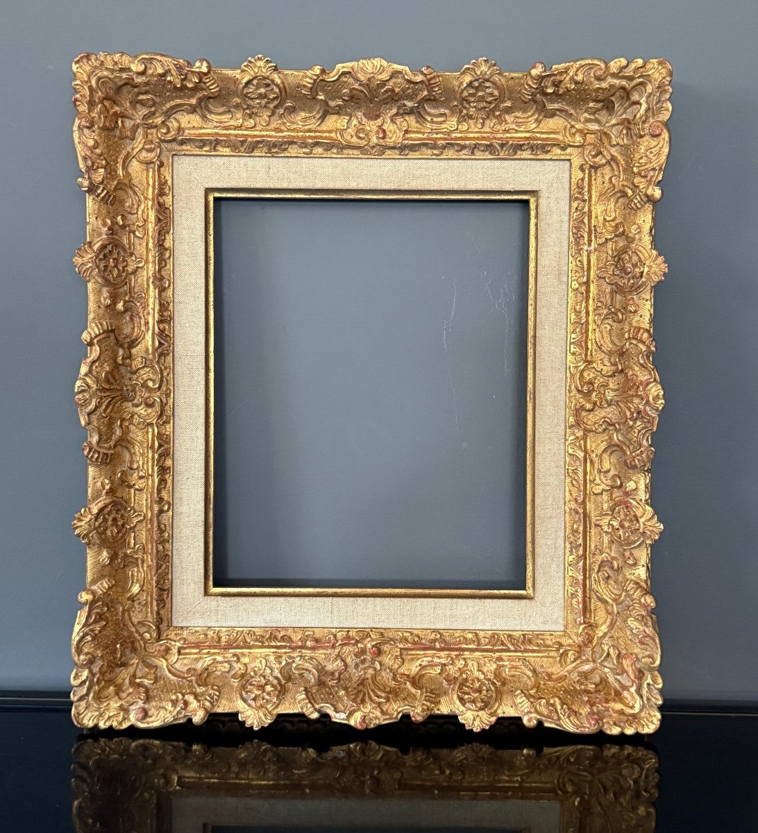Montparnasse Frame In Gilded Wood, 20th Century