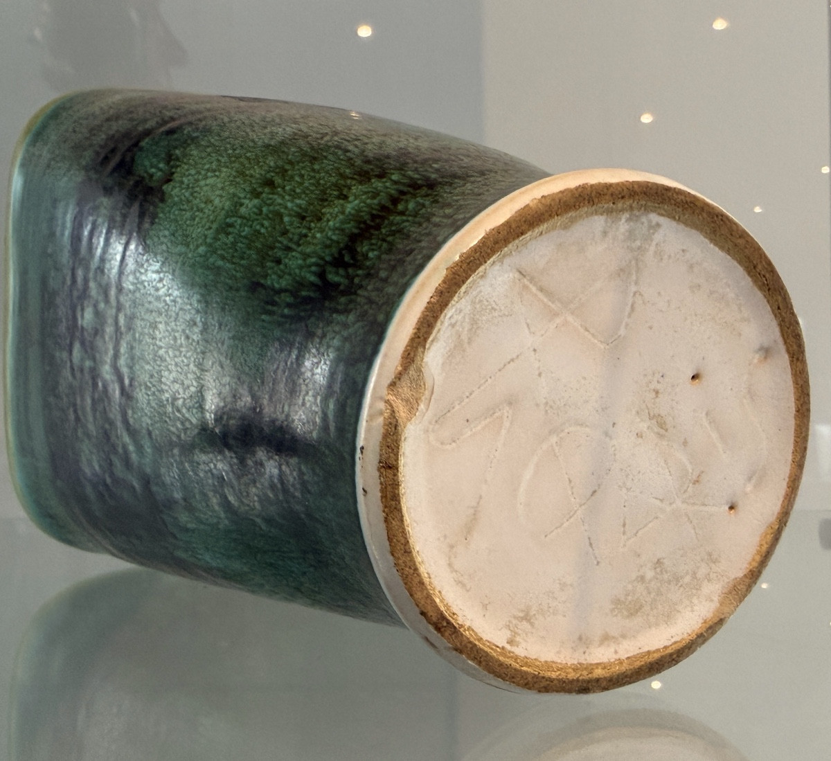 Robert Deblander, Signed Glazed Ceramic (1924 - 2010)-photo-1