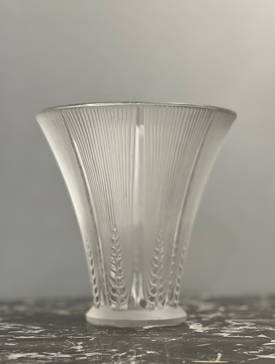 René Lalique Epi Crystal Vase