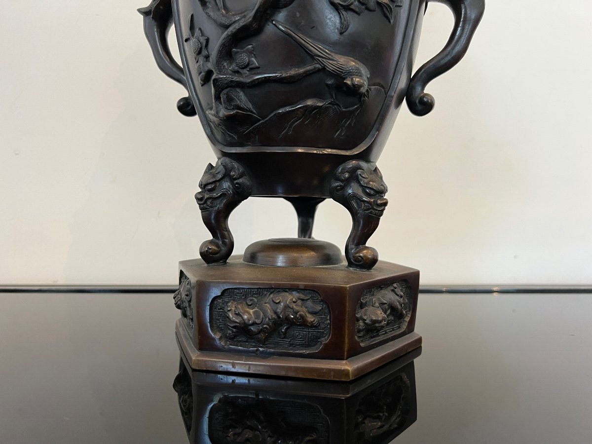 Grand Brule Perfume In Bronze Japan 19th-photo-2