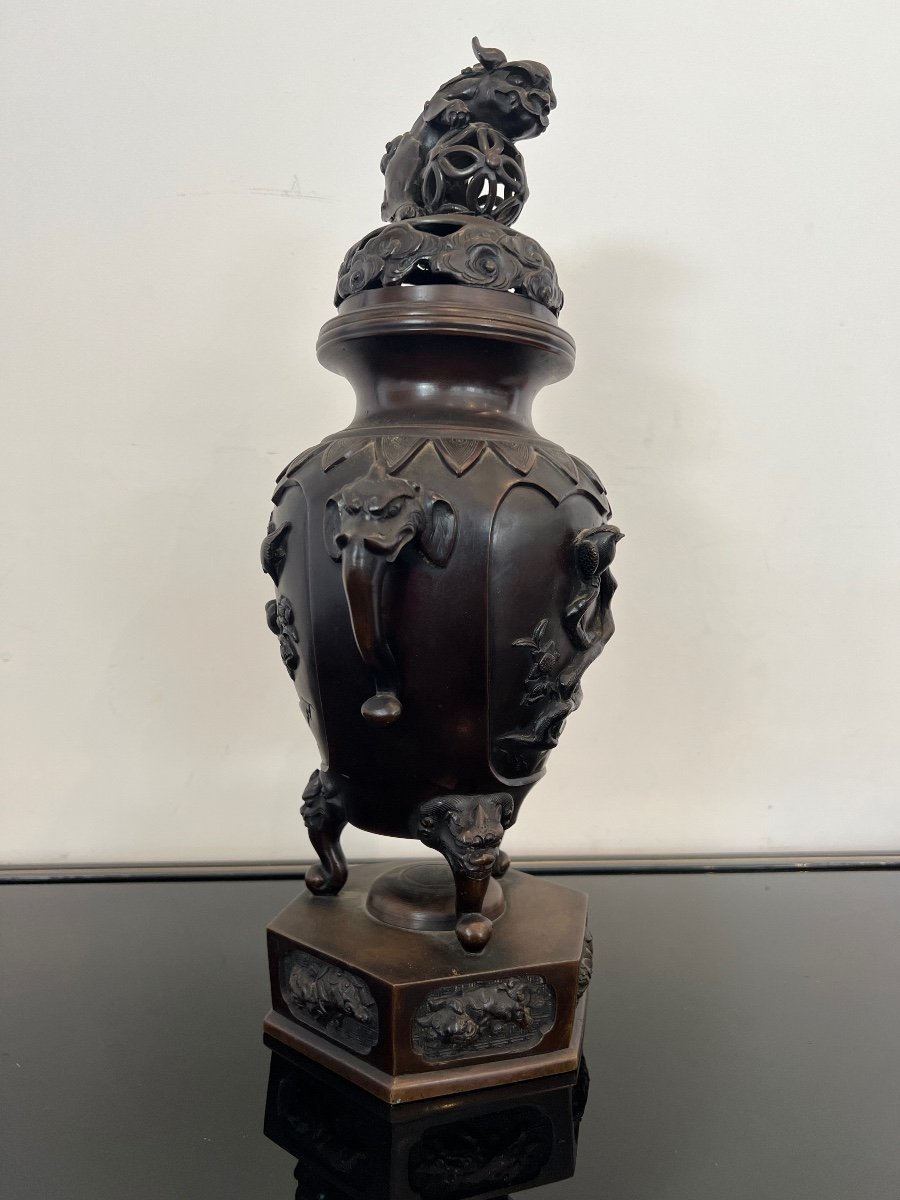 Grand Brule Perfume In Bronze Japan 19th-photo-1