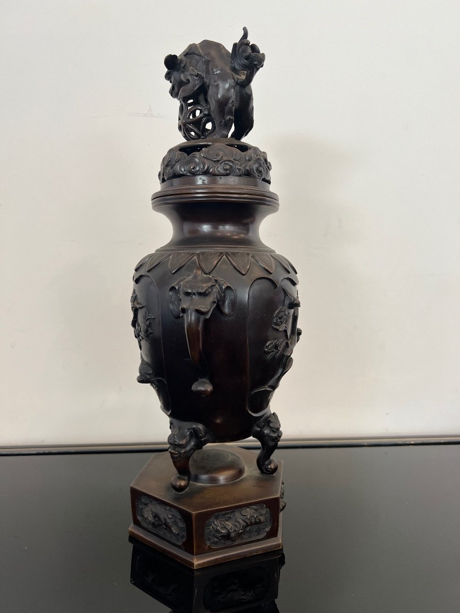 Grand Brule Perfume In Bronze Japan 19th-photo-3