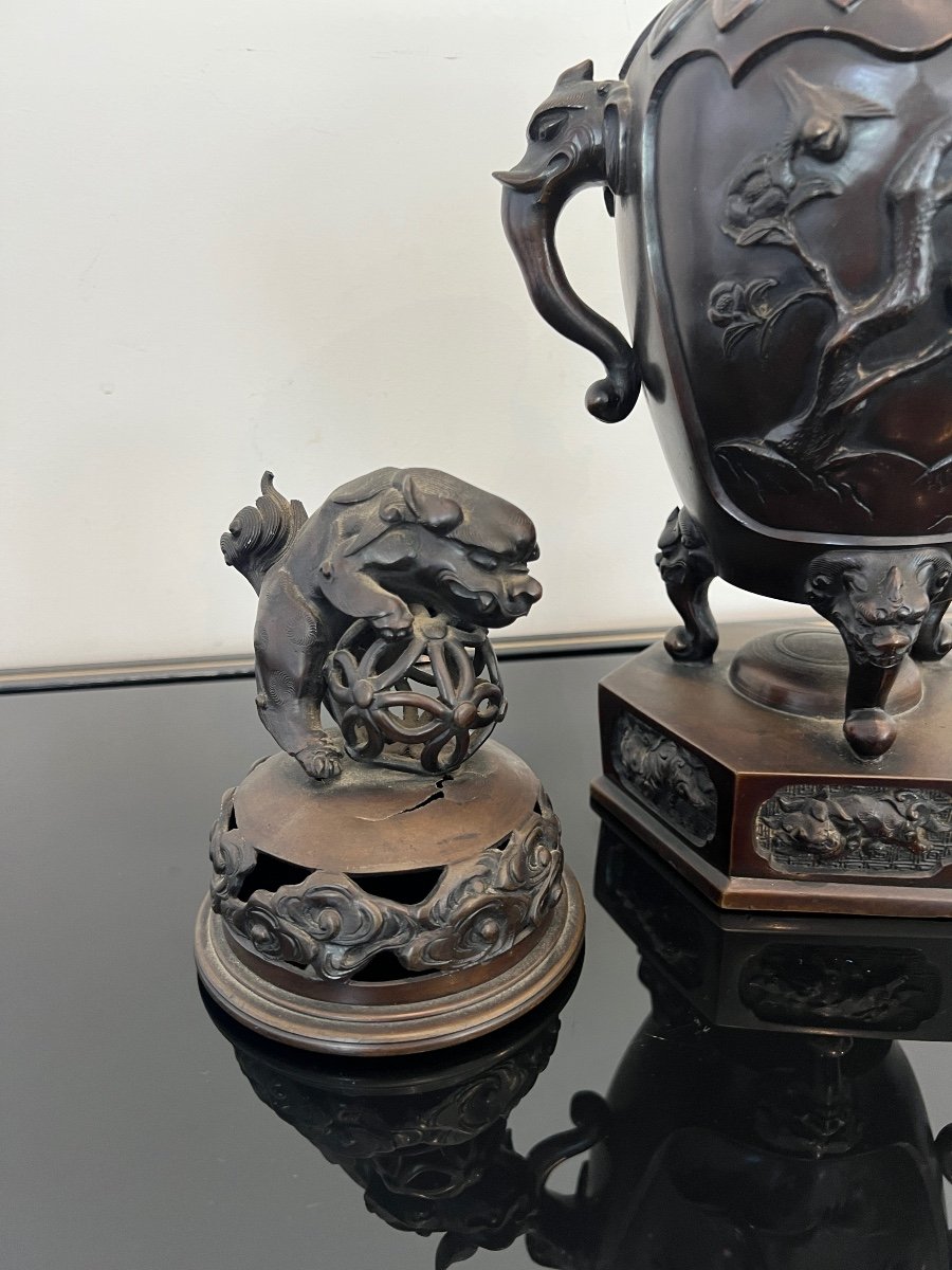 Grand Brule Perfume In Bronze Japan 19th-photo-4