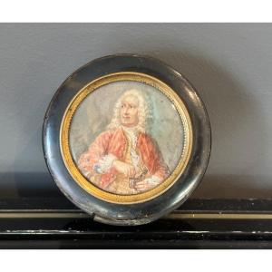 Boite Coffret Avec Miniature De Jean-francois Aubry (1767 - 1851)
