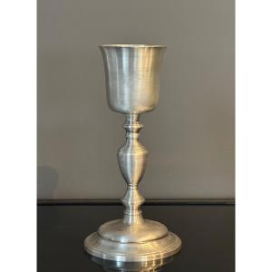 Chalice Sterling Silver And Bronze Argente Poincon Vieillard Paris (1819 - 1838)