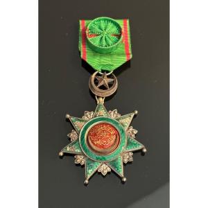 Turkey, Order Of Osmania Commander's Star Silver Vermeil