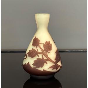 Richard, Glass Pate Vase Art Nouveau Period