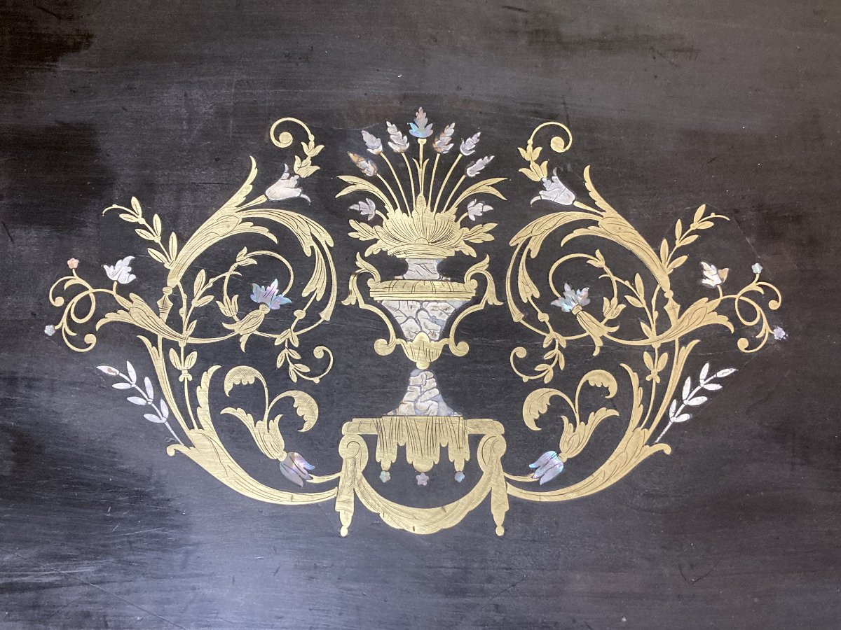 Table-Console de jeu d'époque Napoléon III-photo-3