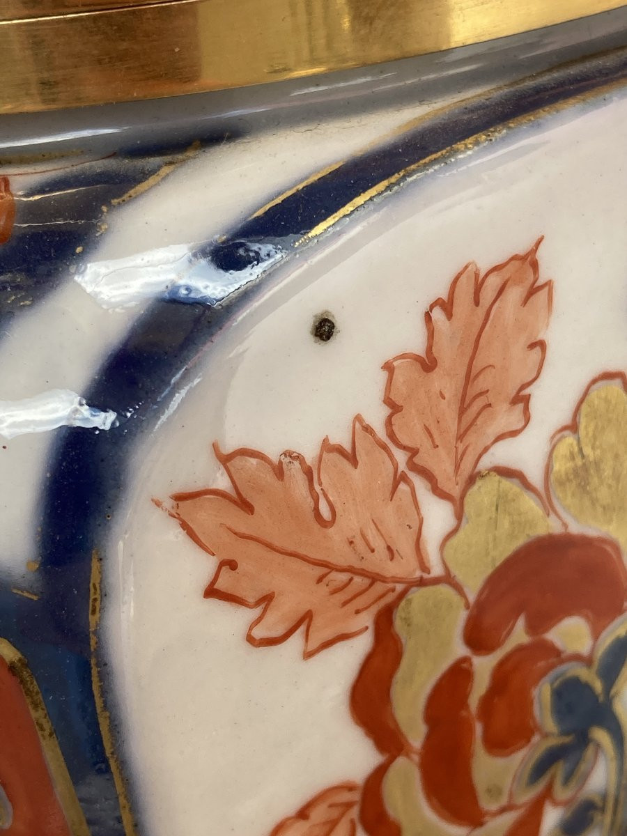 Pair Of Late 19th Century Imari Lamps-photo-5