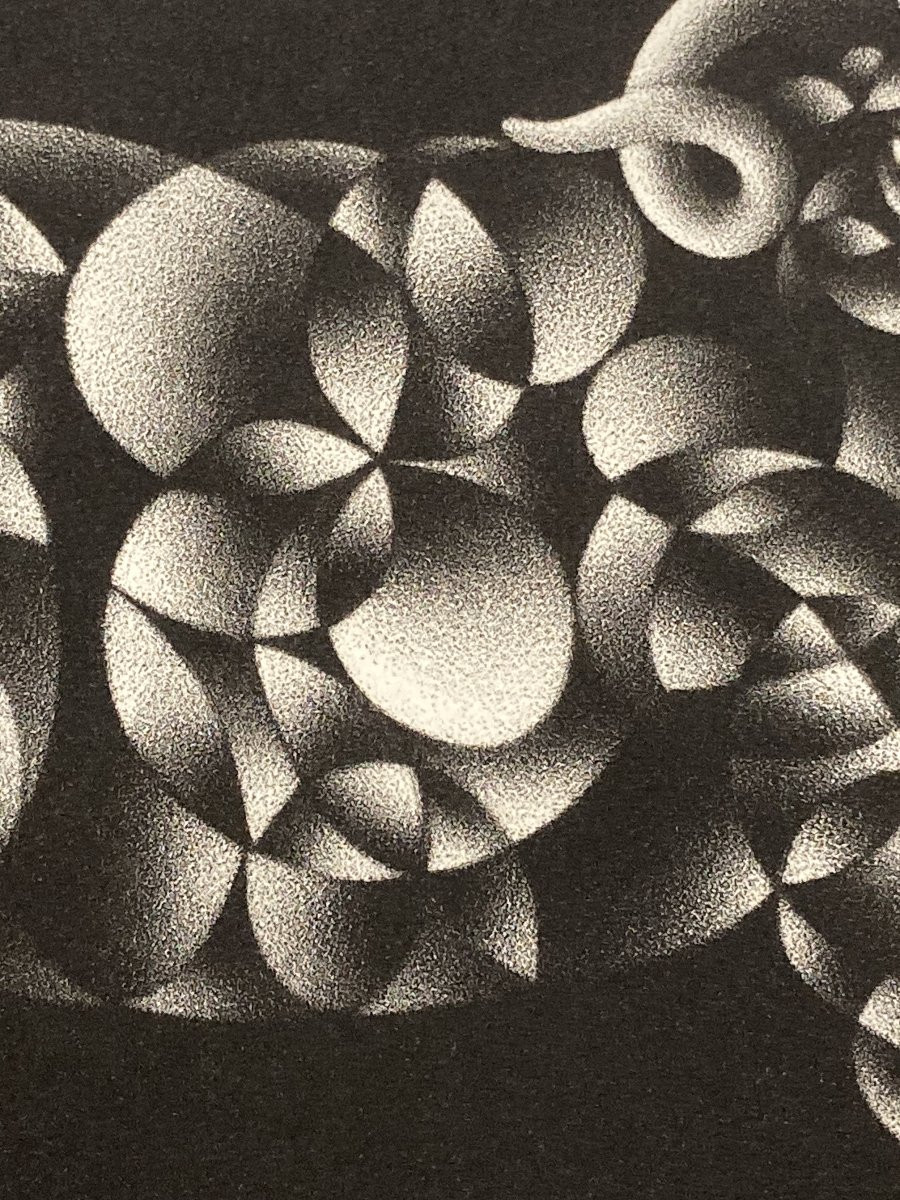 Mario AVATI (1921-2009), Merinos, Manière noire, 1970-photo-7