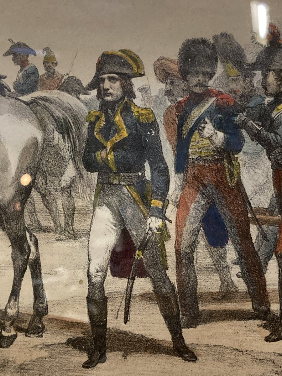 Charles-Étienne MOTTE (1785-1836), Retour de Syrie, Lithographie Napoléon Empire-photo-6