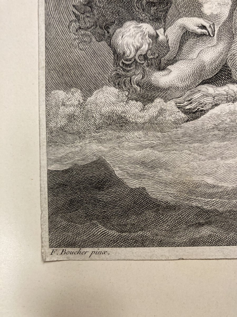 Jean-Baptiste Tilliard (1740-1813), Quos Ego Motos Praestat Componere Fluctus, Burin, 1775-photo-3