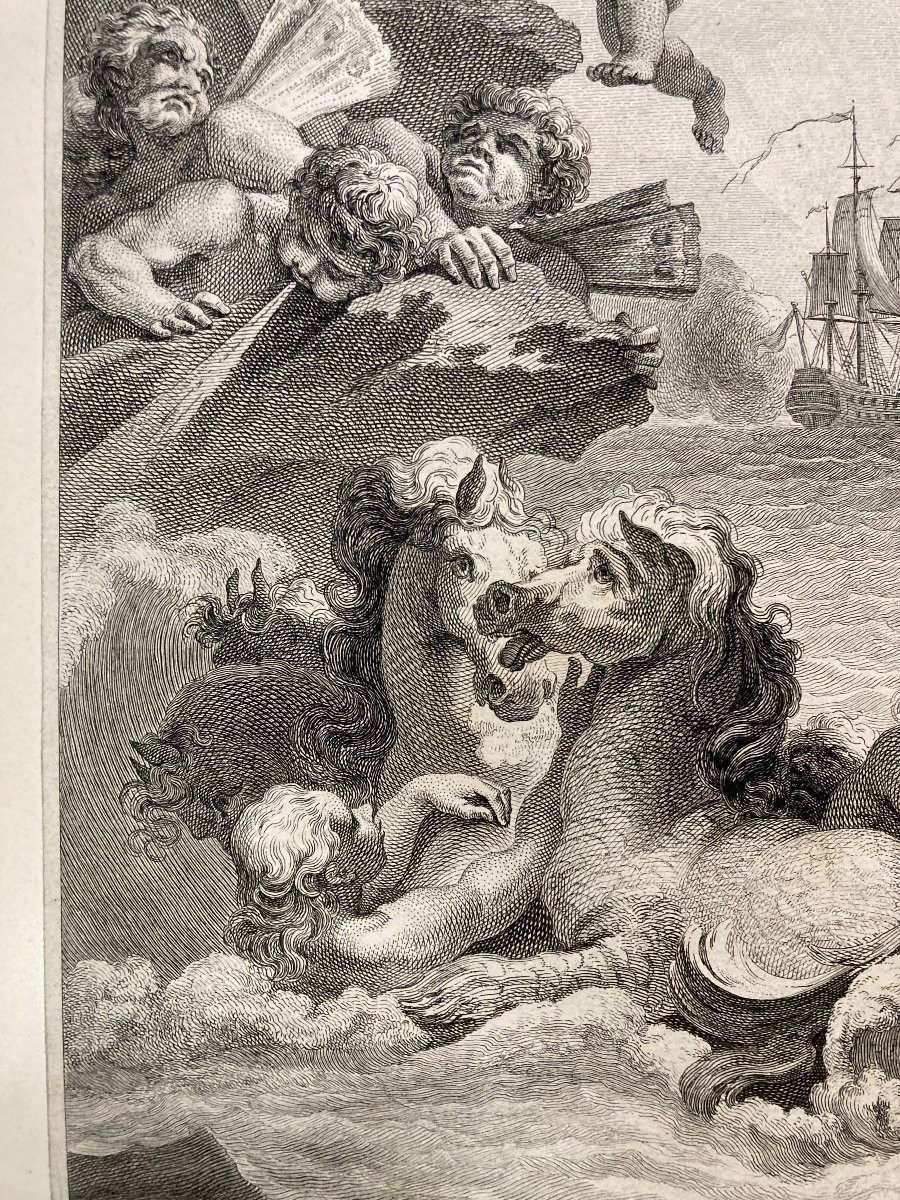 Jean-Baptiste Tilliard (1740-1813), Quos Ego Motos Praestat Componere Fluctus, Burin, 1775-photo-1