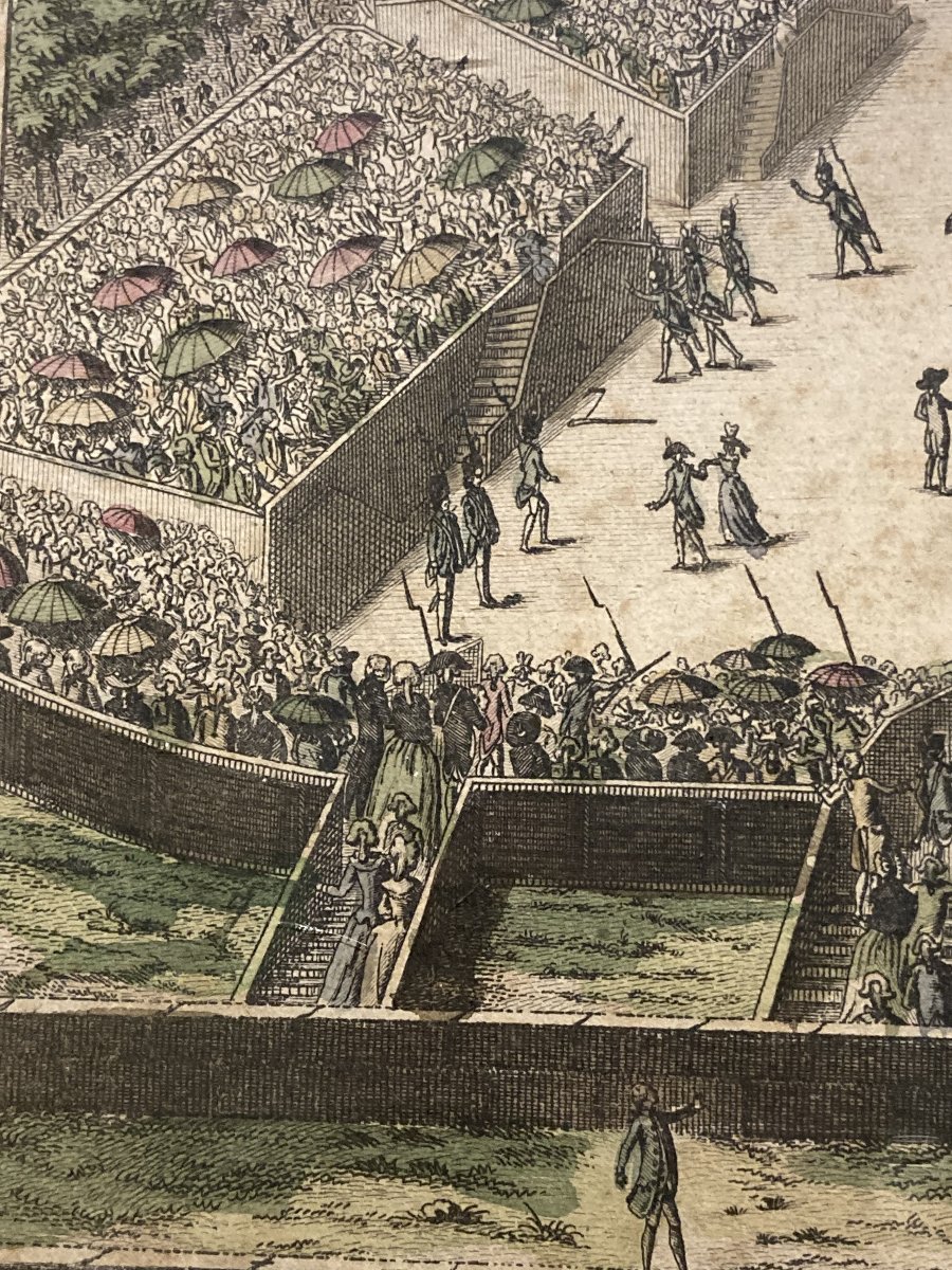 Vue du Champ de Mars dit de la Fédération à la Journée Mémorable du 14 Juillet 1790, estampe-photo-4