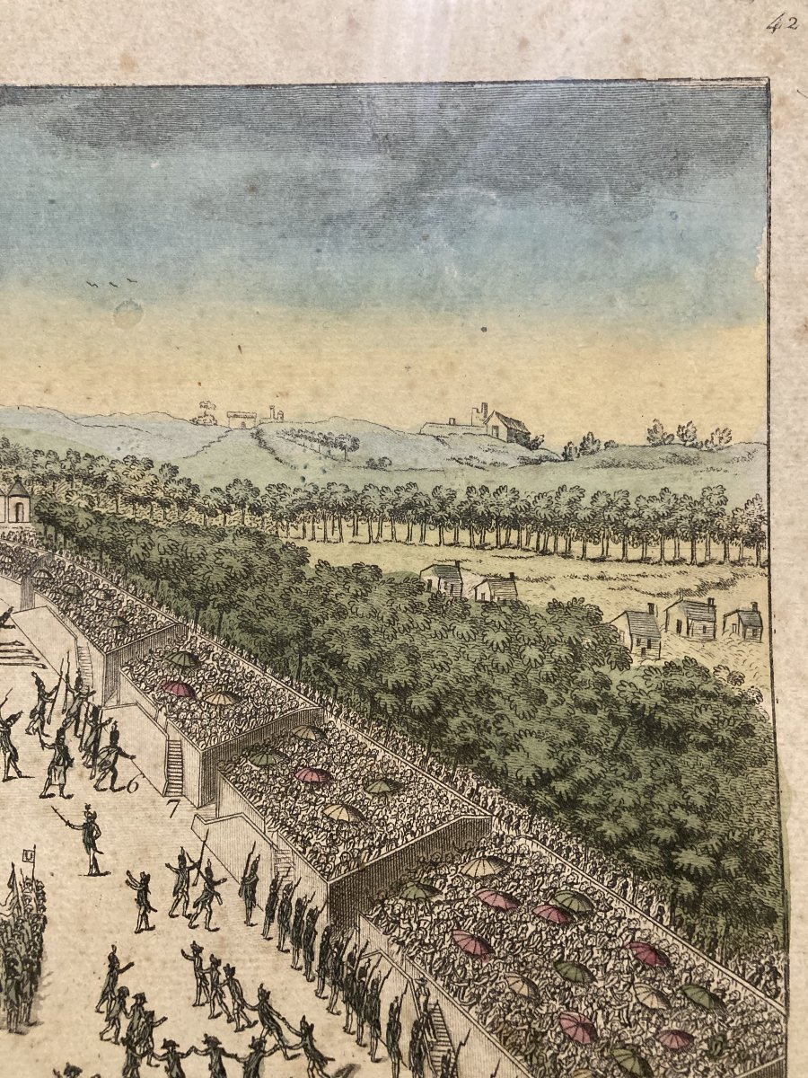 Vue du Champ de Mars dit de la Fédération à la Journée Mémorable du 14 Juillet 1790, estampe-photo-7